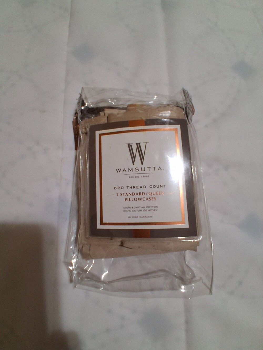 Wamsutta 620 Thread Count Egyptian Cotton Standard/Queen Pillowcases Set of 2